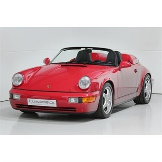 Porsche 911 cabriolet 993 1994 rood