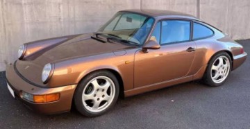 Porsche 911 carrera 2 1992 cognac bruin