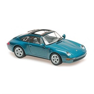 Porsche 911 targa 1995 blauw
