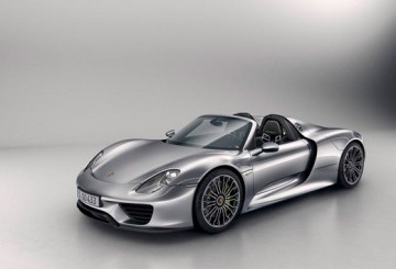 Porsche 918 spyder 2013 grijs