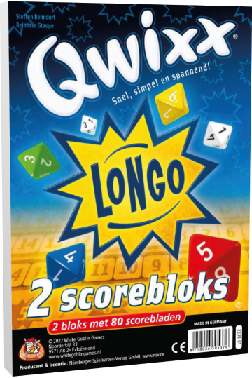 Qwixx longo bloks extra scoreblocks 1