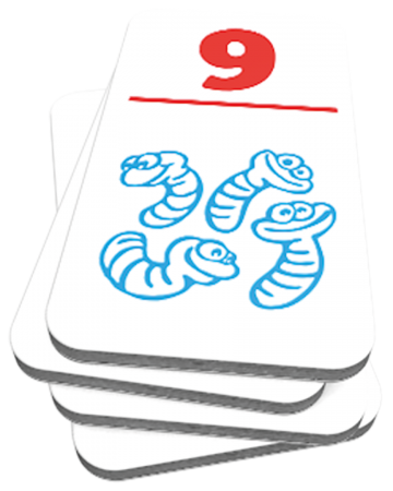 Regenwormenjuniortegelsstapel