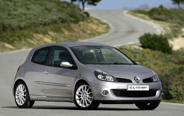 Renault clio rs 2007 silver 1