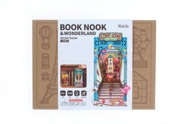 Robotime book nook street scene tgb13 2