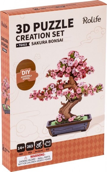 Robotime sakura bonsai tg415 2