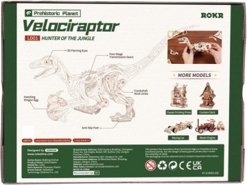 Robotime velociraptor ld01 3