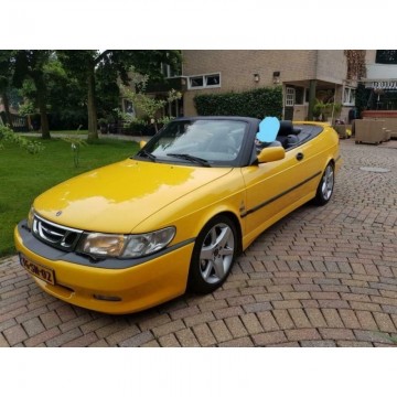 Saab 9 3 aero cabriolet 2001 geel