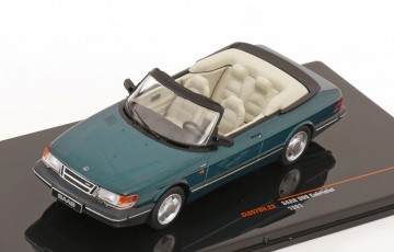 Saab 900 cabriolet 1991 groen 1