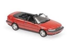 Saab 900 cabriolet 1995 rood