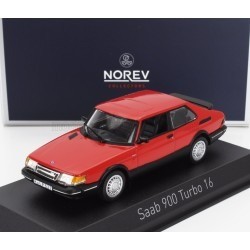 Saab 900 turbo 1992 rood