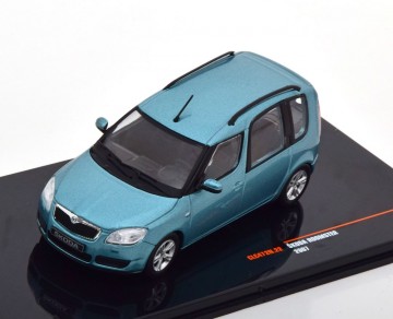 Skoda roomster 2007 lichtgroen 1