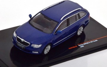 Skoda superb ii 3t 2008 blauw 1