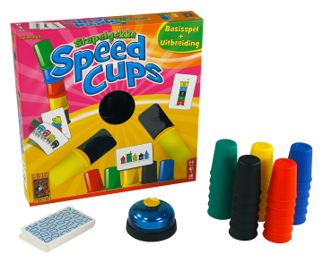 Speedcupsspeelmateriaalmetdoos
