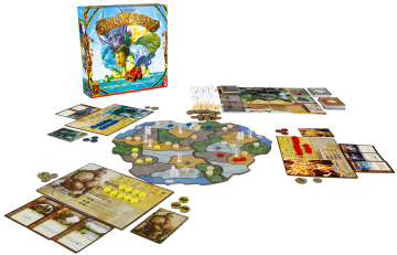 Spirit islandspeelsituatiemetdoos