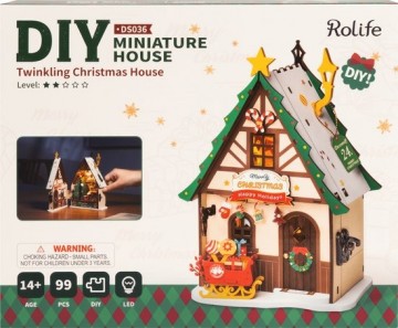 Twinkling christmas house 2