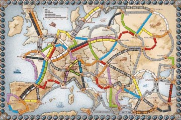 Ticket to Ride - Bord Europa 1