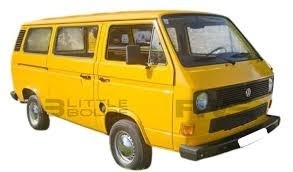 Volkswagen t3 kastenwagen 1983 geel