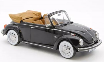 Vw 1303 cabriolet 1972 black 1 18