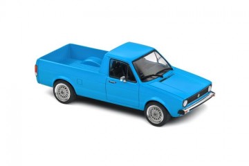 Vw caddy pick up 1990 blauw 3